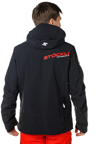 Куртка мужская Stockli WRT Black - Фото 6 большая