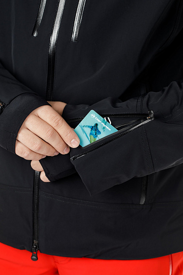 Куртка мужская Stockli WRT Black - Фото 7 большая