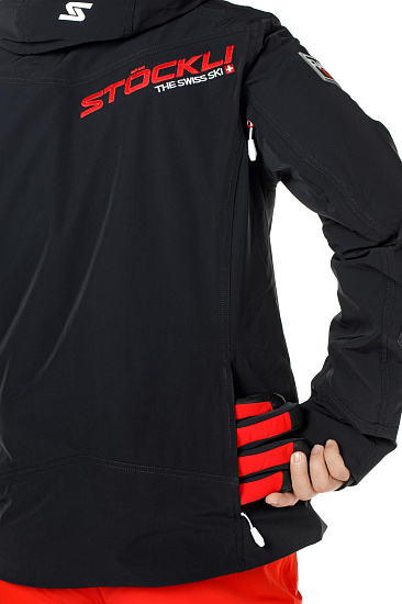 Куртка мужская Stockli WRT Black - Фото 9 большая