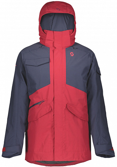 Куртка мужская Scott Ultimate Dryo Wine Red/Blue Night - Фото 1 большая