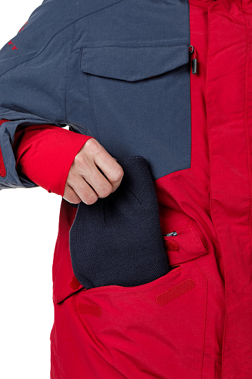 Куртка мужская Scott Ultimate Dryo Wine Red/Blue Night - Фото 4 большая