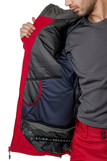 Куртка мужская Scott Ultimate Dryo Wine Red/Blue Night - Фото 6 большая