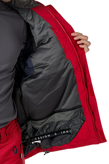 Куртка мужская Scott Ultimate Dryo Wine Red/Blue Night - Фото 8 большая