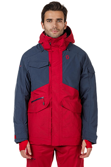 Куртка мужская Scott Ultimate Dryo Wine Red/Blue Night - Фото 10 большая