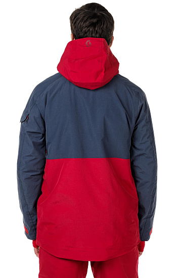 Куртка мужская Scott Ultimate Dryo Wine Red/Blue Night - Фото 12 большая
