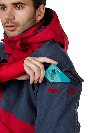 Куртка мужская Scott Ultimate Dryo Wine Red/Blue Night - Фото 14 большая