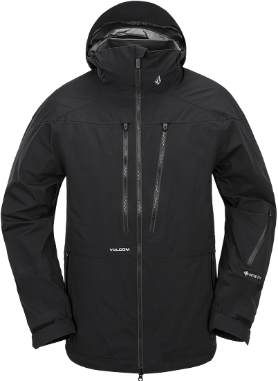 Куртка мужская Volcom Guch Stretch Gore Black - Фото 1 большая
