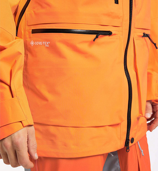 Куртка мужская Haglofs Vassi GTX Pro Flame Orange/Concrete - Фото 10 большая