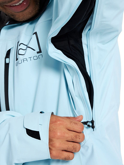 Куртка мужская Burton [ak] Gore‑Tex Helitack Stretch Crystal Blue - Фото 3 большая