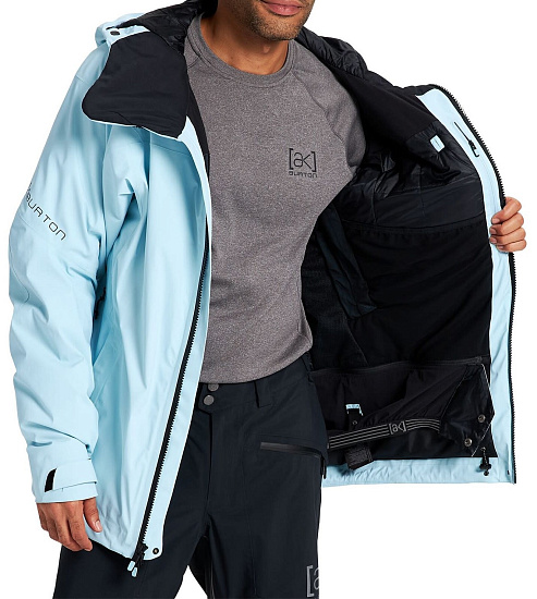 Куртка мужская Burton [ak] Gore‑Tex Helitack Stretch Crystal Blue - Фото 4 большая