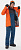 Куртка мужская The North Face Freethinker Papaya Orange - Фото 6 малая