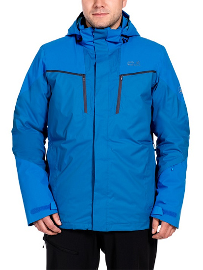 Куртка мужская Jack Wolfskin Icy Storm Azure Blue - Фото 2 большая