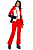 Куртка женская Descente Evangeline Super White/Electric Red - Фото 3 малая