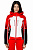 Куртка женская Descente Evangeline Super White/Electric Red - Фото 4 малая