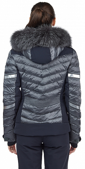 Куртка женская Toni Sailer Madita Splendid Fur Iron Grey - Фото 9 большая