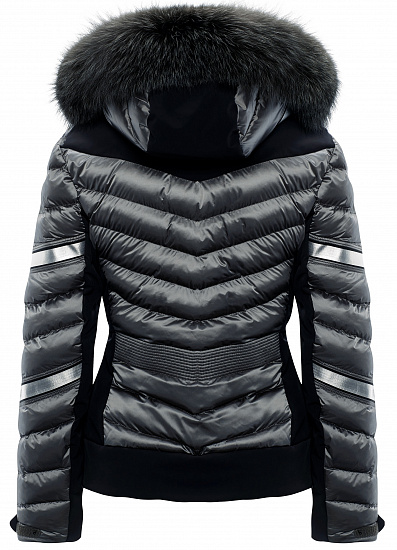 Куртка женская Toni Sailer Madita Splendid Fur Iron Grey - Фото 2 большая