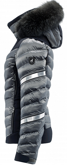 Куртка женская Toni Sailer Madita Splendid Fur Iron Grey - Фото 3 большая