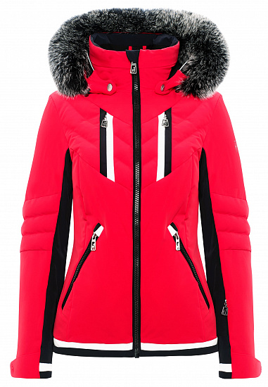 Куртка женская Toni Sailer Henni Fur Pink Red - Фото 1 большая