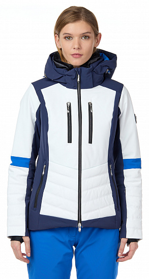 Куртка женская Descente Cicily Dark Night/Super White - Фото 3 большая