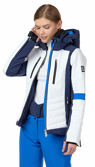 Куртка женская Descente Cicily Dark Night/Super White - Фото 4 большая