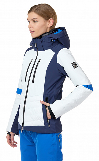 Куртка женская Descente Cicily Dark Night/Super White - Фото 5 большая