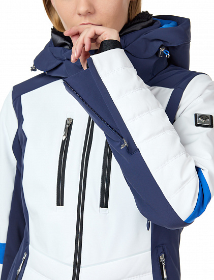 Куртка женская Descente Cicily Dark Night/Super White - Фото 9 большая
