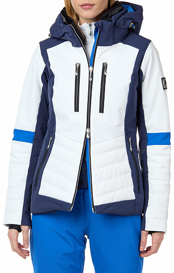 Куртка женская Descente Cicily Dark Night/Super White - Фото 12 большая