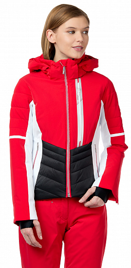 Куртка женская Descente Melina Electric Red - Фото 2 большая