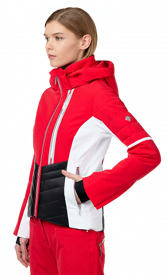 Куртка женская Descente Melina Electric Red - Фото 4 большая