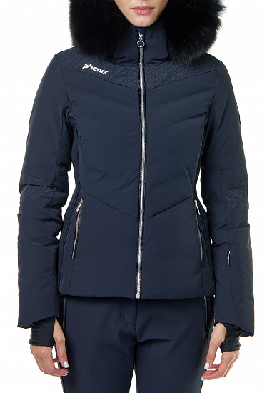 Куртка женская Phenix Diamond Down Fur BK2 - Фото 1 большая