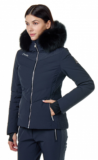Куртка женская Phenix Diamond Down Fur BK2 - Фото 3 большая
