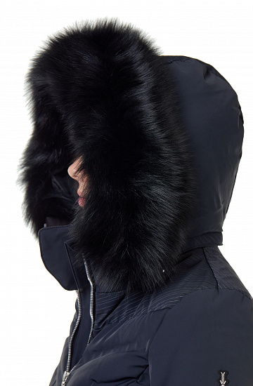 Куртка женская Phenix Diamond Down Fur BK2 - Фото 5 большая