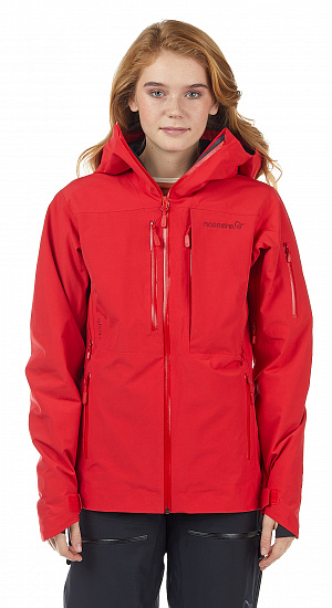 Куртка женская Norrona Lofoten Gore-Tex Insulated True Red - Фото 5 большая