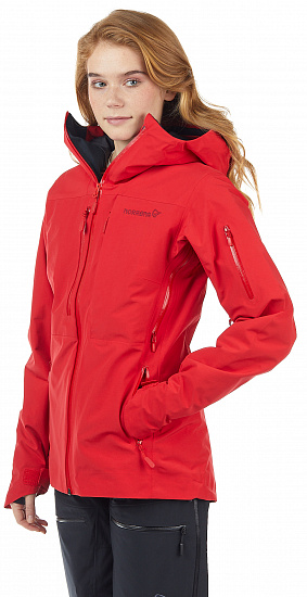 Куртка женская Norrona Lofoten Gore-Tex Insulated True Red - Фото 6 большая