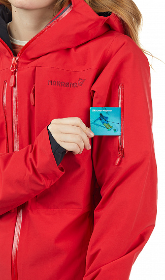 Куртка женская Norrona Lofoten Gore-Tex Insulated True Red - Фото 8 большая
