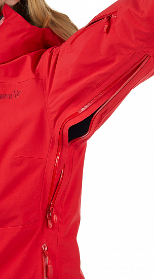 Куртка женская Norrona Lofoten Gore-Tex Insulated True Red - Фото 10 большая