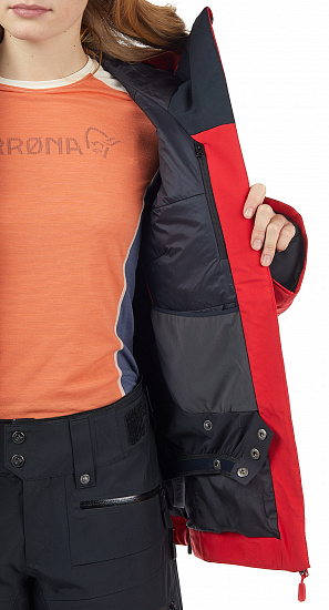 Куртка женская Norrona Lofoten Gore-Tex Insulated True Red - Фото 13 большая