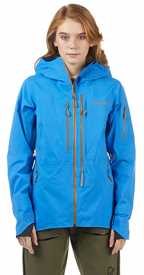 Куртка женская Norrona Lofoten Gore-Tex Pro Campanula - Фото 3 большая