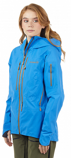 Куртка женская Norrona Lofoten Gore-Tex Pro Campanula - Фото 4 большая