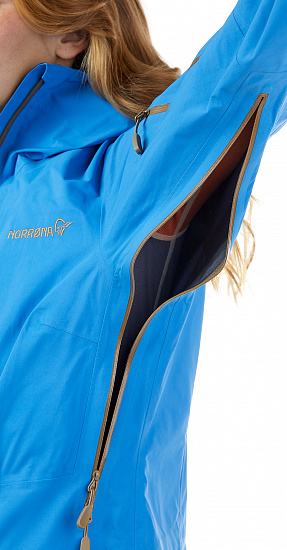 Куртка женская Norrona Lofoten Gore-Tex Pro Campanula - Фото 8 большая