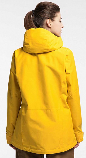 Куртка женская Haglofs Lumi Pumpkin Yellow - Фото 4 большая