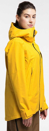 Куртка женская Haglofs Lumi Pumpkin Yellow - Фото 5 большая