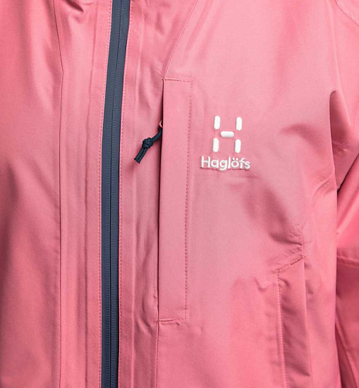 Куртка женская Haglofs Lumi Tulip Pink - Фото 7 большая