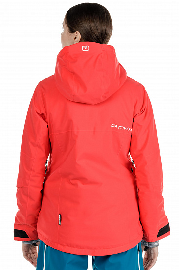 Куртка женская Ortovox 2L Swisswool Andermatt Hot Coral - Фото 14 большая