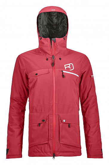 Куртка женская Ortovox 2L Swisswool Andermatt Hot Coral - Фото 1 большая