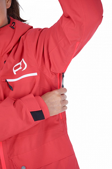 Куртка женская Ortovox 2L Swisswool Andermatt Hot Coral - Фото 4 большая