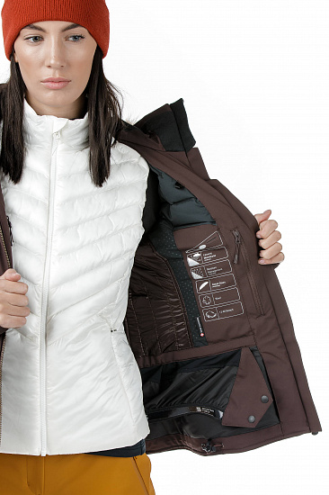 Куртка женская Mountain Force Oria Chocolate Plum - Фото 6 большая