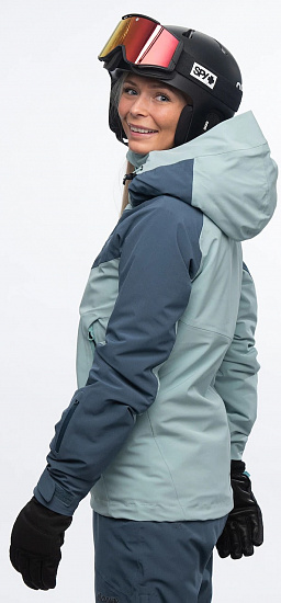 Куртка женская Bergans Oppdal Ins Misty Forest/Orion Blue - Фото 3 большая