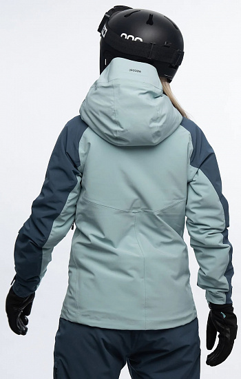 Куртка женская Bergans Oppdal Ins Misty Forest/Orion Blue - Фото 4 большая