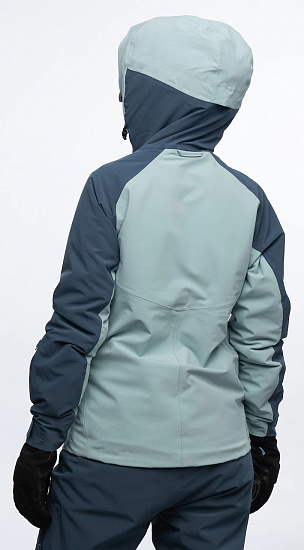 Куртка женская Bergans Oppdal Ins Misty Forest/Orion Blue - Фото 6 большая